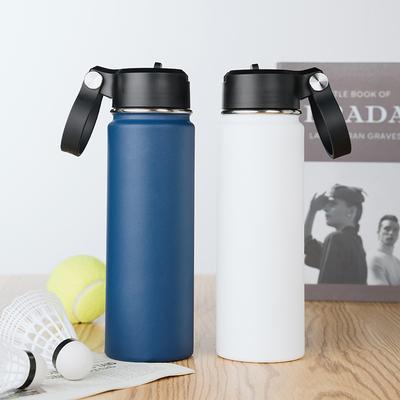 Tazza da Auto Sportiva per Esterno in Acciaio Inossidabile Grande Capacità Tazza da Acqua Tazza Esplosiva con Cannuccia