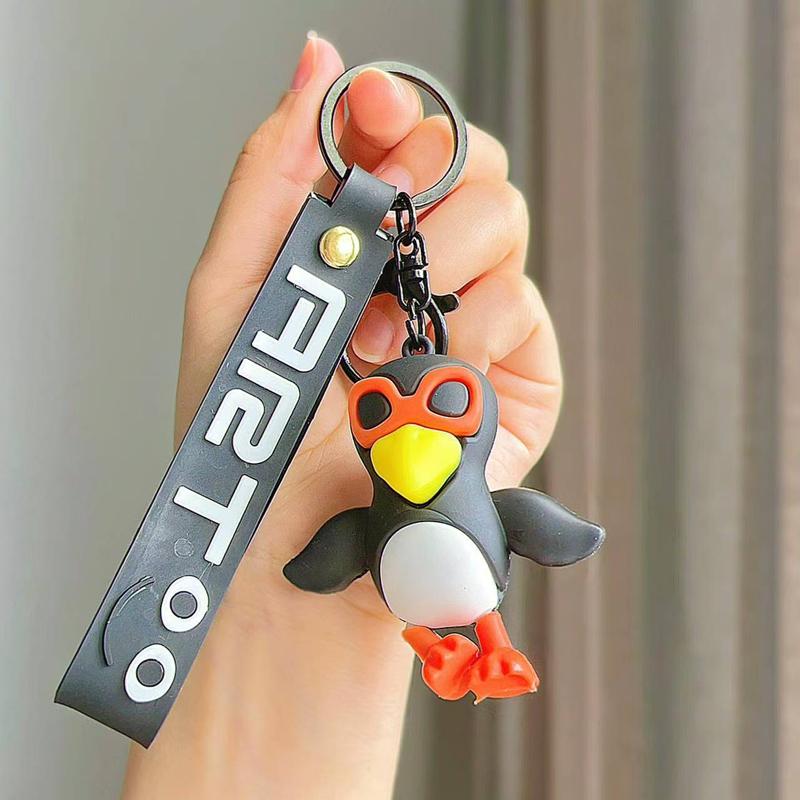 Italian Brainrot Animals Figure Keychains Tung Tung Tung Sahur Tralalero Tralala Ballerina Cappuccino Doll Keyrings Bags Pendant