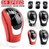 Leather Universal Car Gear Shift Knob - 5/6 Speed Manual Gear Stick Handball