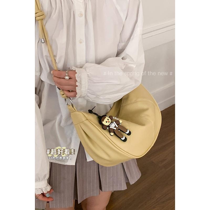 Niche Texture Underarm Bag Women's Bag 2025 Spring New Dumpling Bag Large Capacity Shoulder Messenger Bag