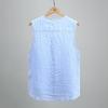 Men's Sleeveless Washed Linen Vest - Retro, Breathable, and Lightweight In Solid Summer Colors