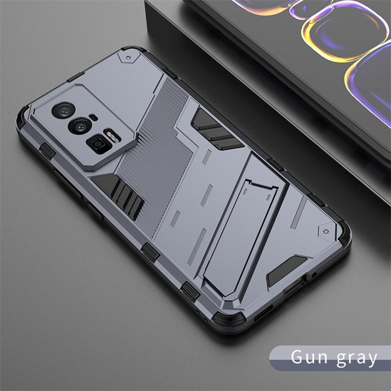 

Для Xiaomi Poco F5 Pro 5G чехол Armor магнитный держатель подставка задняя крышка для PocoF5 Poxo Poko Little F5 F 5 Pro 5G противоударный чехол For Poco F5 Pro 5G серый