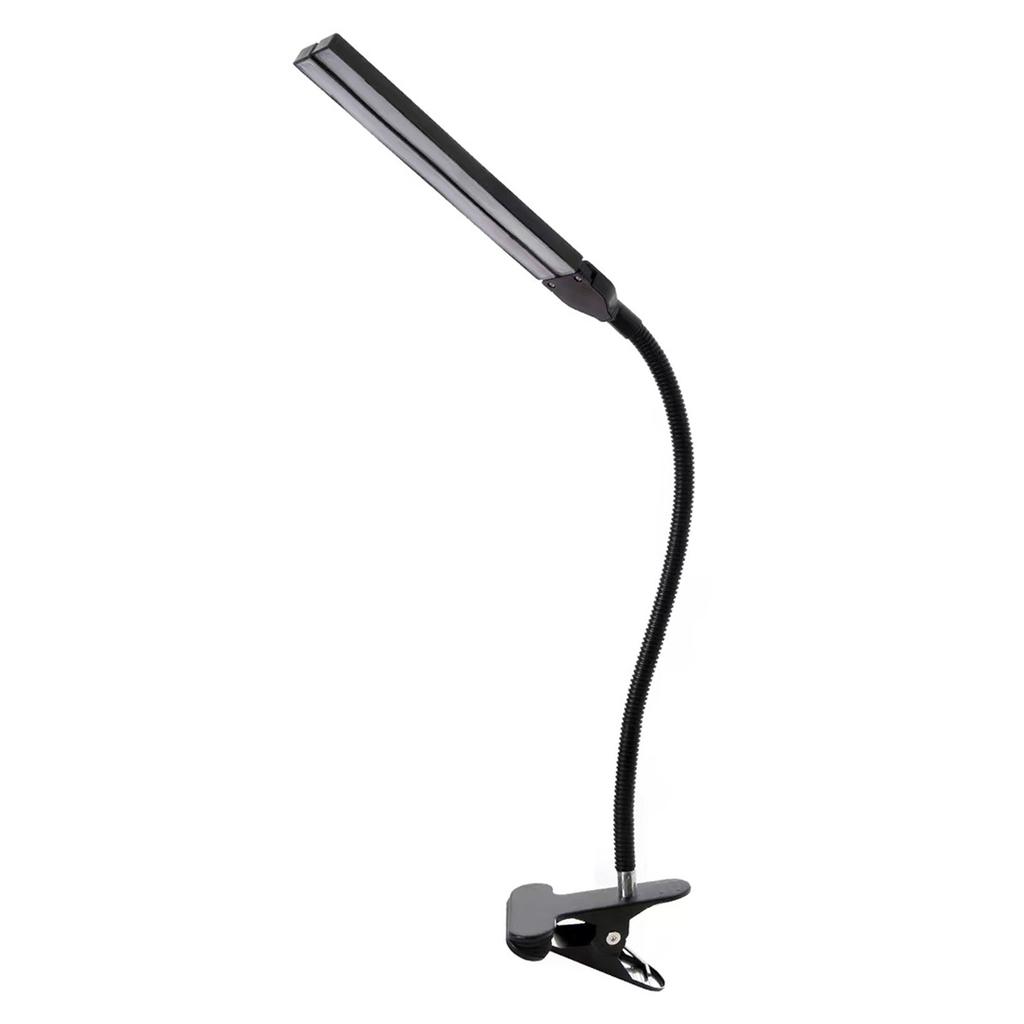 Clip On Desk Lamp Dual Head Eye Care Dimmable LED Night Light for Student Children   Reading Bedside