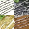 10yards 2x3/3x4mm Metal Link Chains Bulk Twisted Chains For Jewelry Making DIY Handmade Necklace Bracelet Accessories Findings