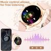 SACOSDING Fashion Smart Watch Ladies Bluetooth Call Heart Rate Blood Oxygen Women's Health Monitor Waterproof Music Sports Smartwatch For Android