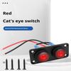 1-6 Gang Rocker Switch Panel 12V Waterproof On-Off Toggle Switches With Red LED Light For Automotive,Boat,Truck Vehicles