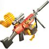 M249 Hand Self Integrated Soft Bullet Toy Gun Dual mode manual automatic electric launch with bullet chain and shell throwing