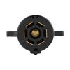 7 Pin Round Trailer Towbar Towing Plug Adapter Connector 12V US Plug