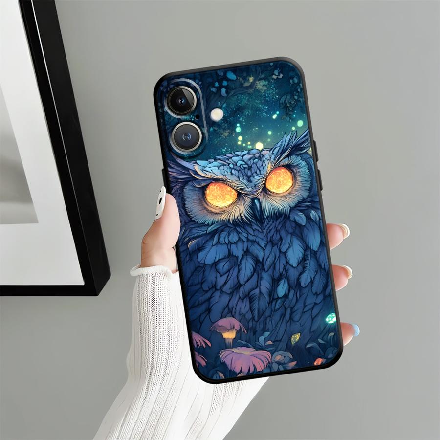 Fantasy Owl Case for Apple iPhone 17 Pro Max 13 Air 14 XR XS MAX 12 16 15 Pro 7 8 11 Funda Phone Cover