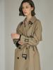 M.Graf Classic Double-Breasted Flap Trench Coat
