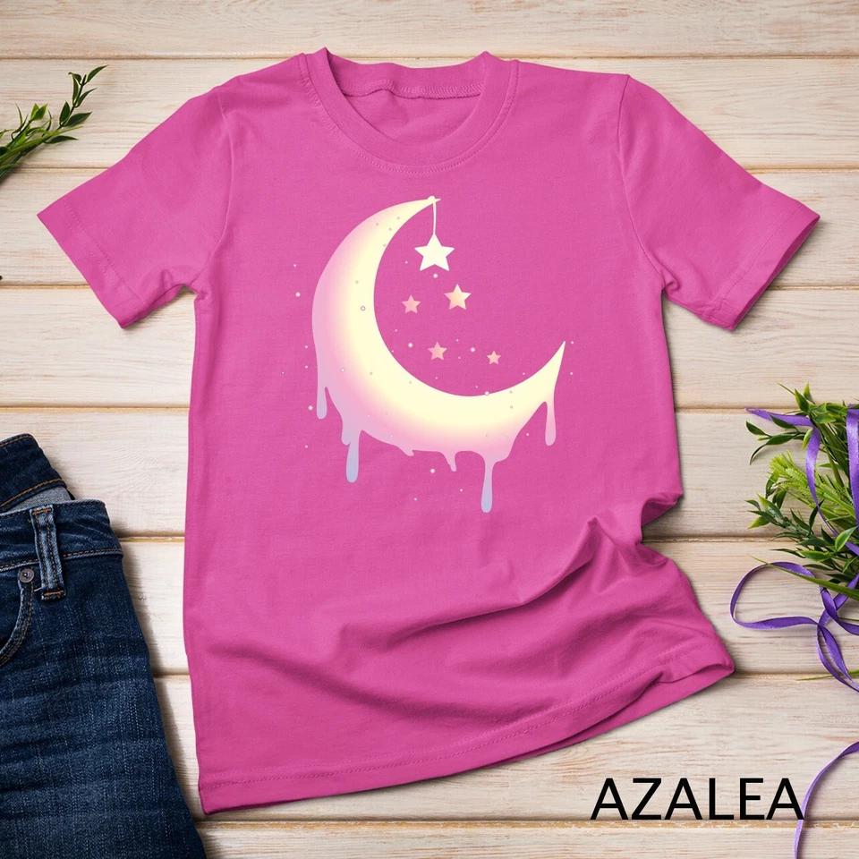 Pastel Moon Goth Vaporwave Unisex T-shirt 6 S