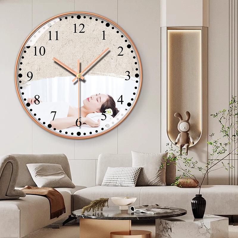 10 Inch 25cm Wall Clock for Home Health Club, Stylish and Stylish Decoration on The Clock Wall, Simple Wall Hanging