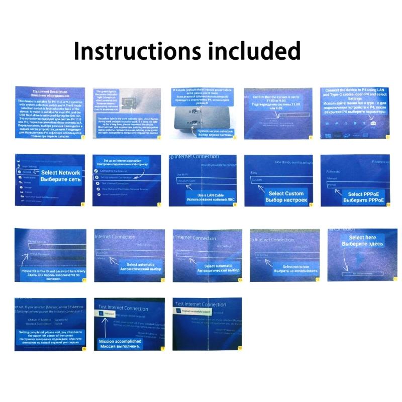 System Upgrade Tool Set with USB Adapter & Data Cable  for P4 Consoles 9.0 11.0 Easy Installation