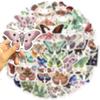 50 Colored Blender Moth Stickers Personalized Decorative Guitar Laptop Suitcase DIY Waterproof Stickers