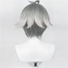 Genshin Impact Cosplay Sumeru Al Haitham Cosplay Wig Dark Gray Short Straight Heat Resistant Hair Game Role Play Wigs + Wig Cap