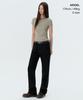 MUSINSA STANDARD WOMAN Women'S Slim Crew Neck T-Shirt [Khaki Beige]