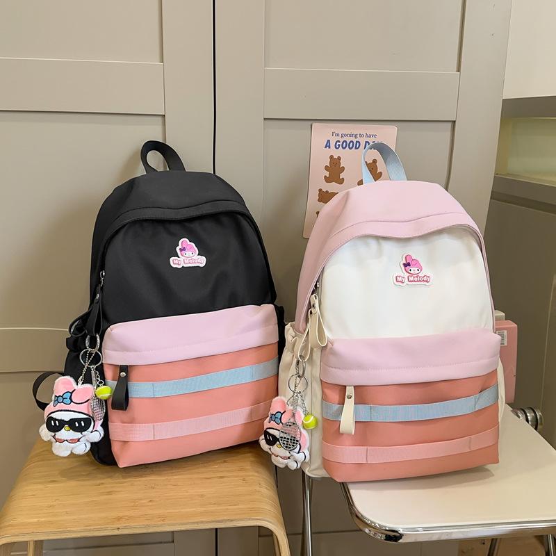 Female Junior High School Students New Large Capacity Elementary School Students Backpack Travel Backpack Girl Small School Bag
