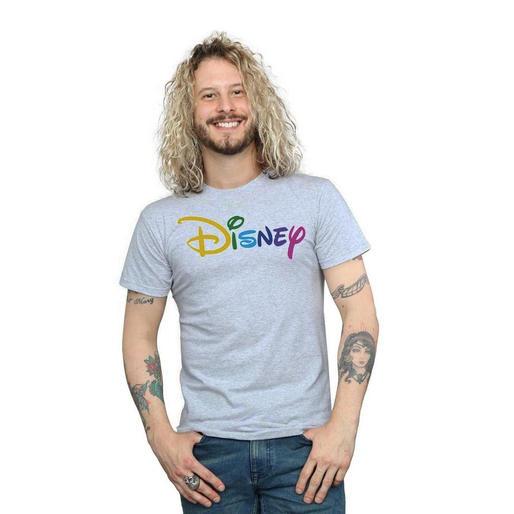 Disney Mens Colour Logo T-Shirt