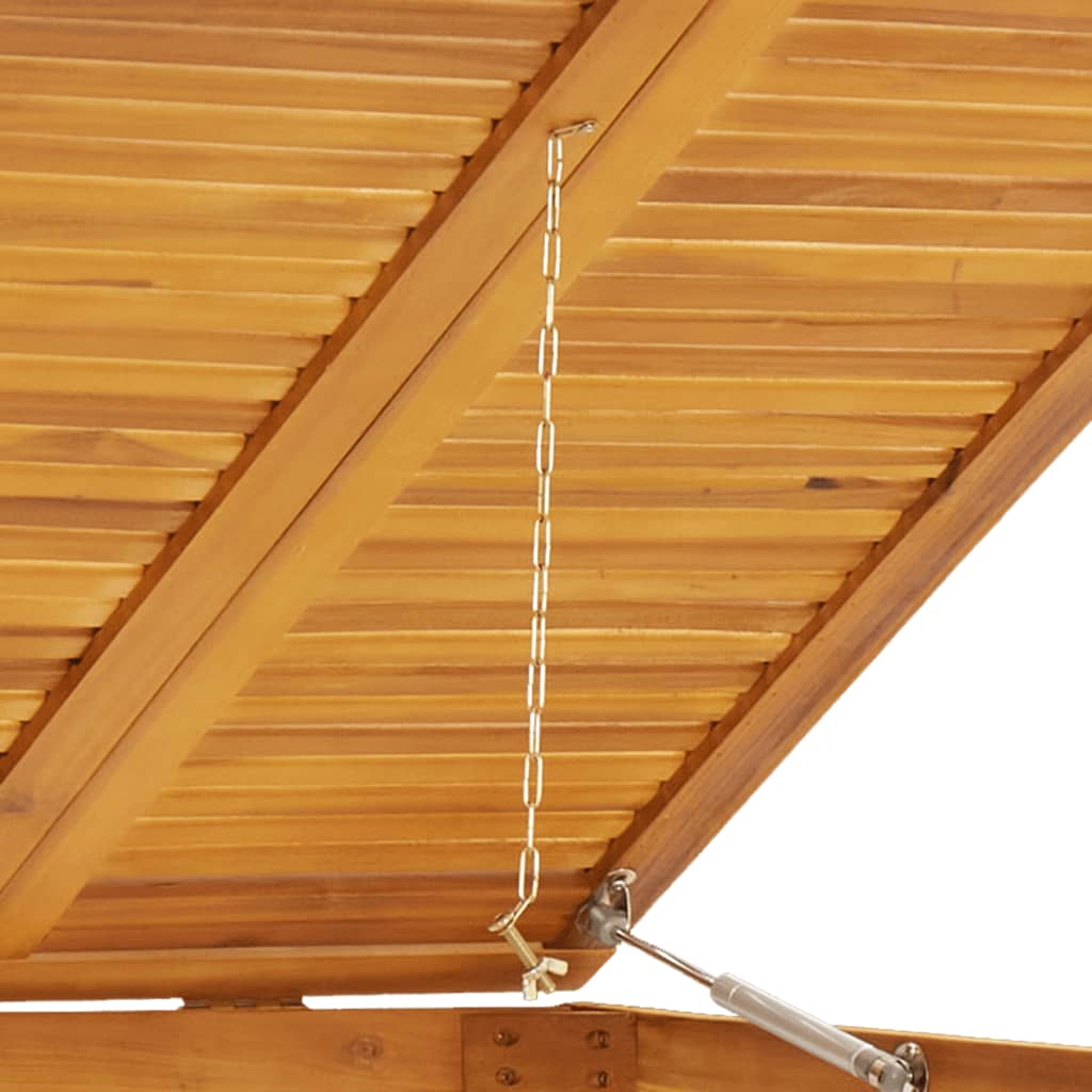 Vidaxl Trash Can Cover, 70X89X117 Cm, Solid Acacia Wood