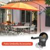 Patio Umbrella Accessories Crank Handle Stable Replace Parts Leisure Sunshade Parts for Balcony Camping Courtyard Beach Party
