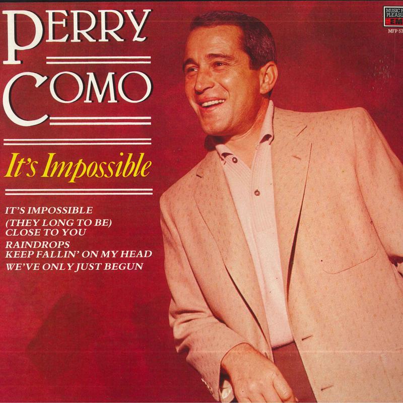 

LP Record PERRY COMO - It s Impossible MFP5767 MUSIC FOR PLEAS UK Pop Used