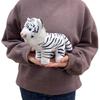 TST Advance Exciting Illustrated Book White Tiger Plush Toy 10076