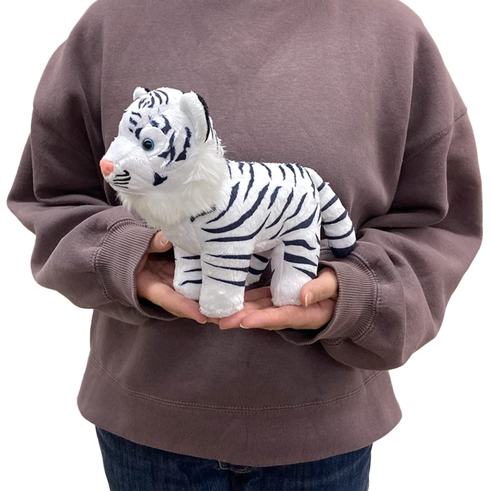 TST Advance Exciting Illustrated Book White Tiger Plush Toy 10076