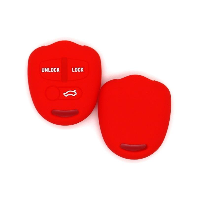 

Drop-proof key cover suitable for Mitsubishi s old-style straight 3 button plug-in Galant Grandi Atuko airtrek silicone key bag красный