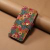 For Honor 90 Case Floral Pattern Leather Phone Cover with Wallet Stand