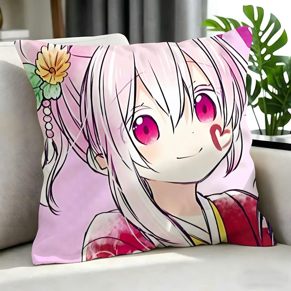 anime Happy Sugar Life Cushion Cover Cushion Cover Set Pcs x x x Pillowcase Decorative Sofa Home Decor