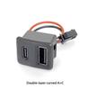 Double Layer Type-C Socket USB Female Base with Cable Connector 1/2/5Pcs for Reliable Device Connection and Charging