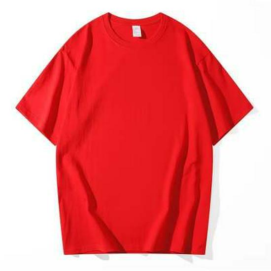Camiseta unisex de algodón de verano con cuello redondo y corte holgado en blanco y negro, transpirable y de manga corta.