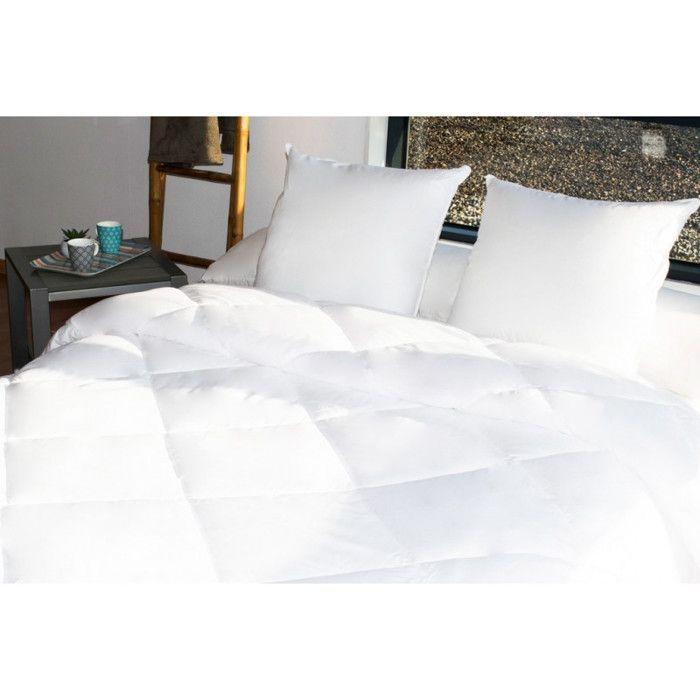 Couette Hotelière Hygiafill 220 x 240 cm pour lit 2 places 140 x 190 cm à 160 x 200 cm - Blanc - 220 x 240 cm pour lit 2 places