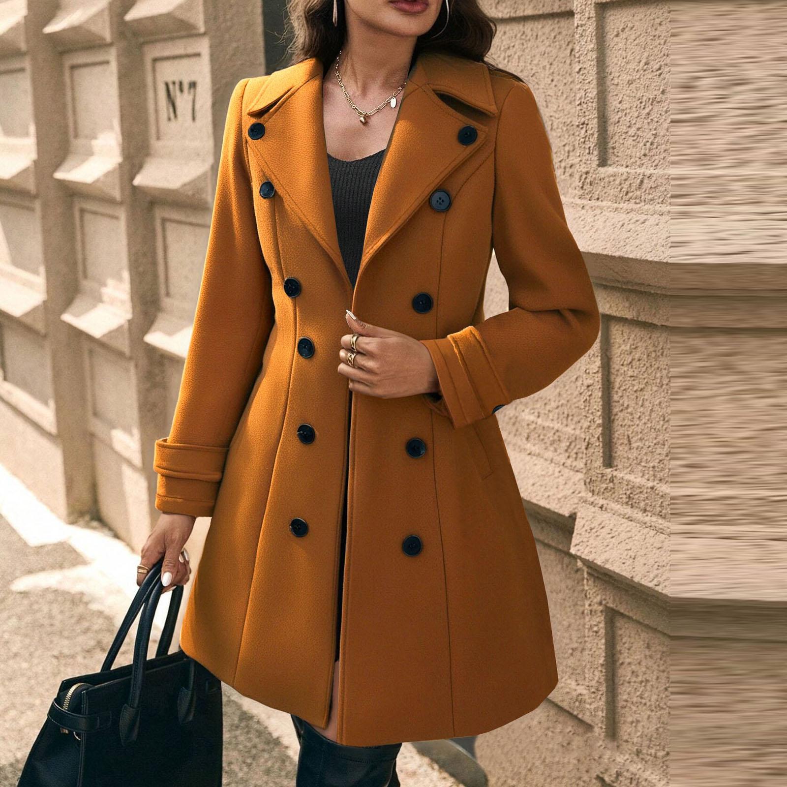 

Женский модный кардиган однотонный с длинным рукавом куртка-кардиган S коричневый