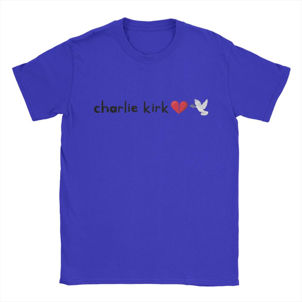 Charlie Kirk T Shirt Summer  Harajuku T Shirts Men Cotton O Neck Plus Size 5XL Clothing Short Sleeve Y2K Funny Tshirt
