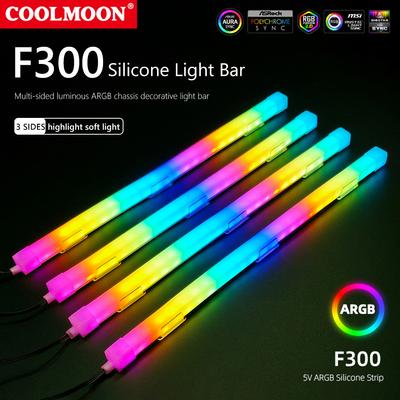 5V 3Pin 4Pin Flexible Lamp Strip ARGB AURA SYNC 26LED PC Case Strip Computer Accessories Motherboard Light Bar Silicone for ASUS