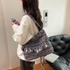 Vintage Women's Bag Tassel Ethnic Handwoven Crossbody for Lady Bag Hippie Sling Shoulder Bags for Ladies Handbag