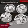 Wei Yi 304 Stainless Steel Divided Meal Plate