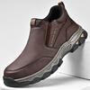 Men's Mid-High Top Boots - Non-slip, Thick Sole, Outdoor Casual Hiking Shoes for Autumn and Winter