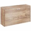 Vidaxl Schuhschrank, Farbe Eiche, 80x24x45 cm