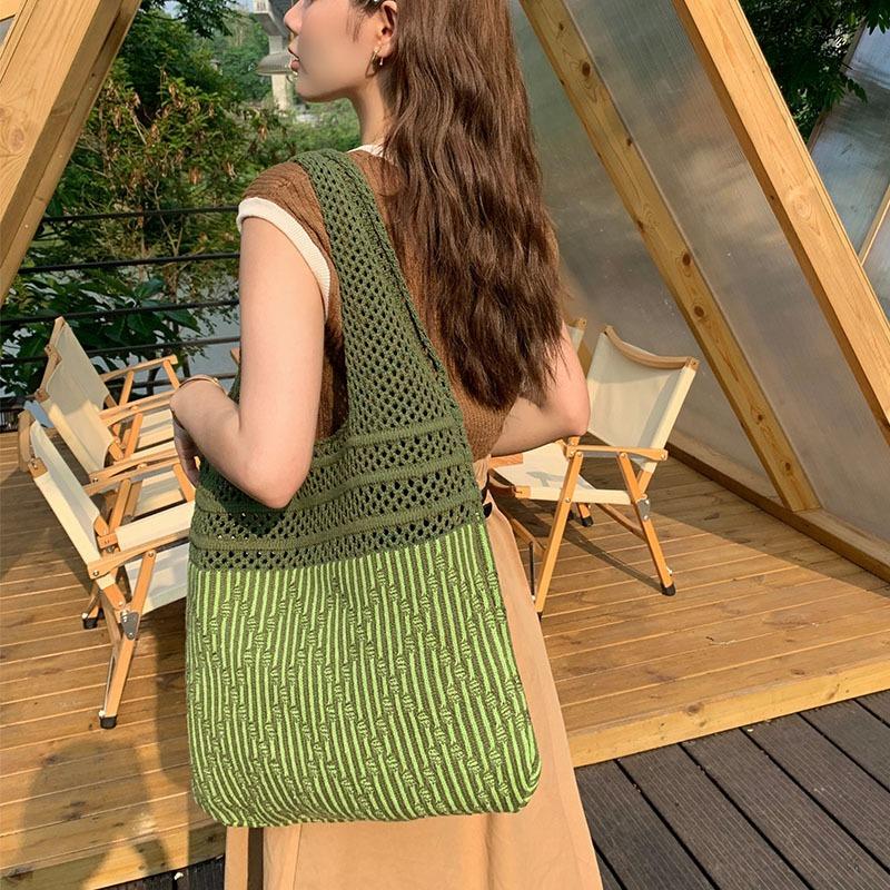 Knitwear Bag Fashion Bag Women's Knitwear Bag Every Niche Retro Bag Vest Bag