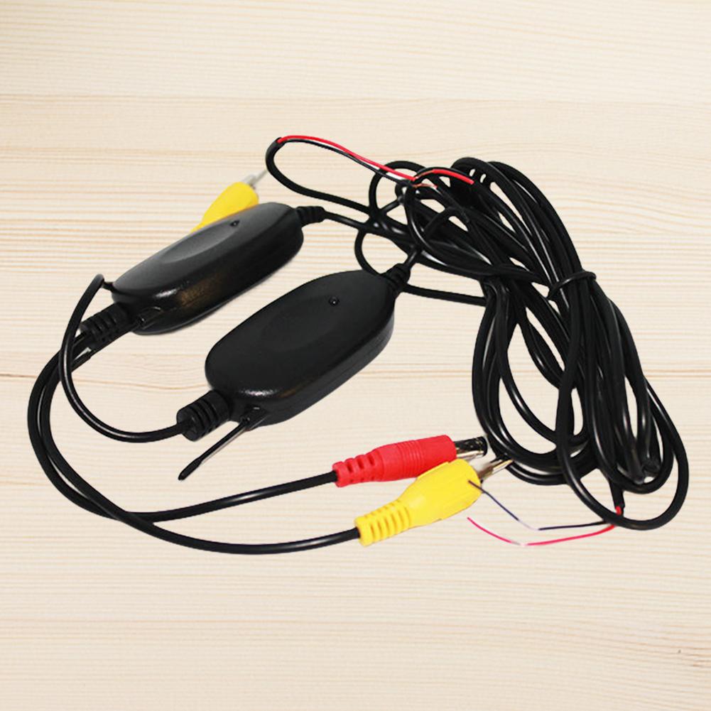 2.4GHZ Wireless Video Transmitter Receiver for Car DVD Monitor WIFI Reverse Rear Backup View Camera Transmitter Receiver Kit