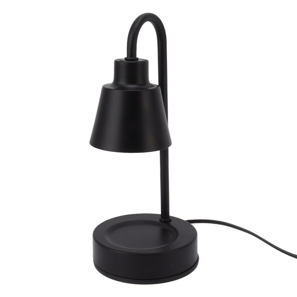 Scented Candle Lamp Black Warm Light GU10 Iron   Candle Warmer Lamp for Bedrooms Guest Rooms Study