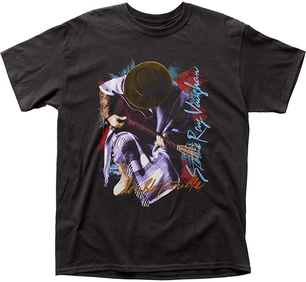 STEVIE RAY VAUGHAN In Step Slim-Fit Black T-Shirt Small NEW XL