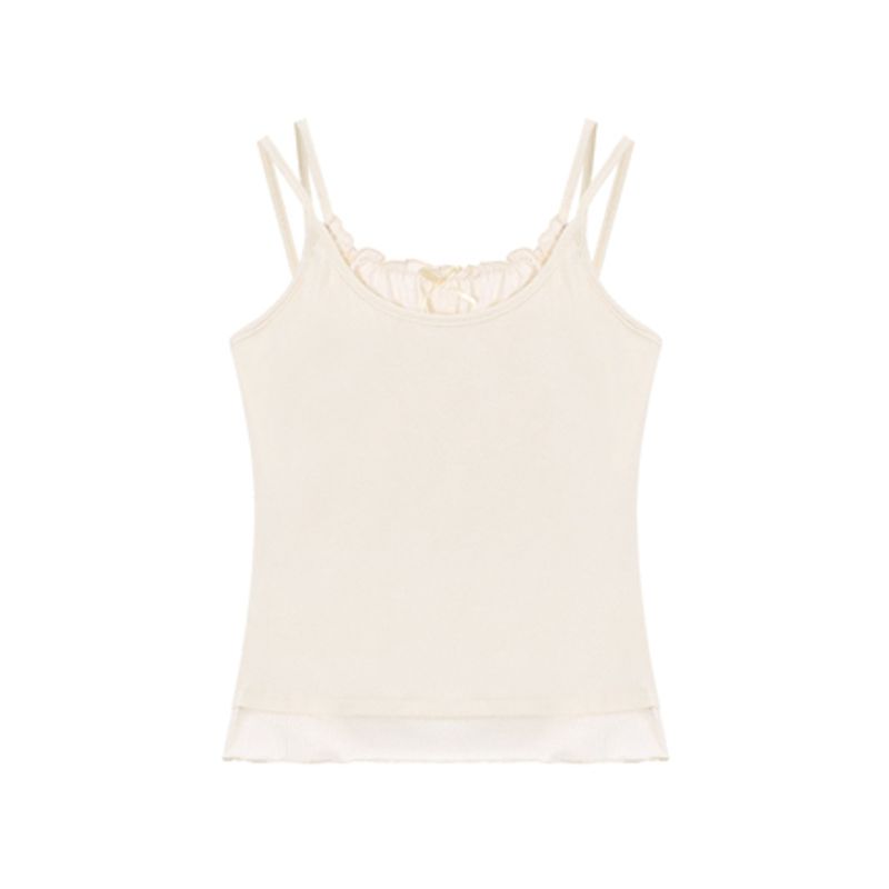 Kumikumi Lace Women's Clothing Pure Desire Slim Fit Fake Two-Piece