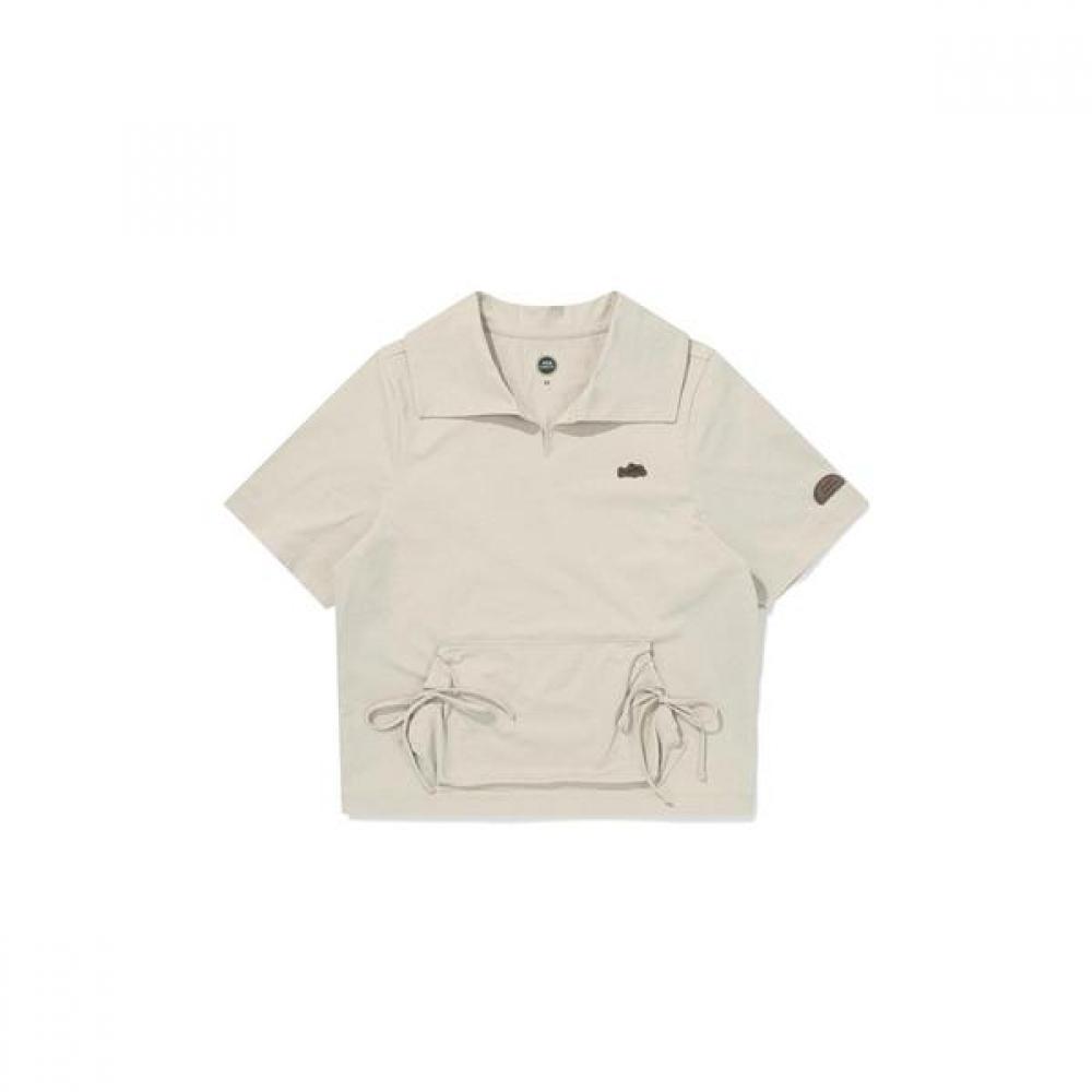 Bbc EarTh Women S Poly CoTTon Sailor T ShirT CREAM/80