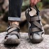 Fashion Mens Fashion Outdoor Sandals High Quality Male Beach Shoes Quick Dry Wading Aqua Flats Anti-collision Toe Summer Men Casual Shoe