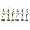 Ballet Dancer Sculpture Collection Home Resin Girl Figure Ballerina Statues Figurines for Birthday Dinning Table Party Entrance