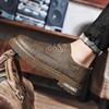 Summer new British-style retro casual leather shoes sports business soft-soled low-top Martin boots