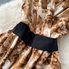 Commute Sleeveless Printed Dress Women Spring New High Waist Slim A Line Long Dress Luxury Design Sense